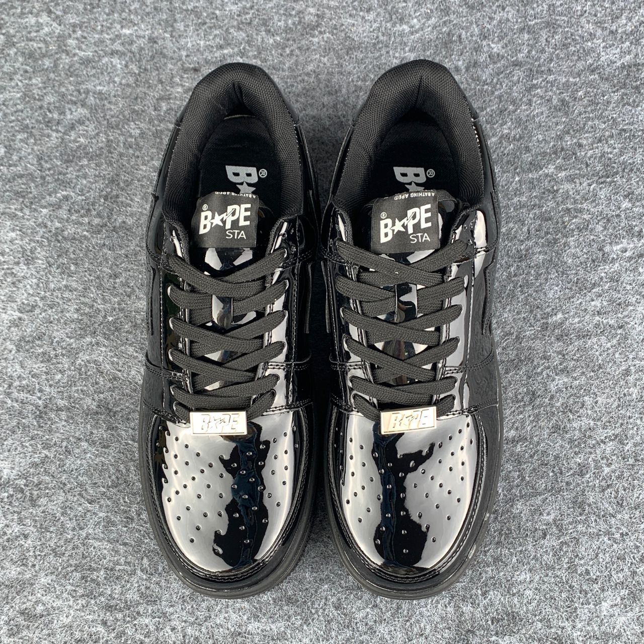 Bapesta Low 'Patent Black'