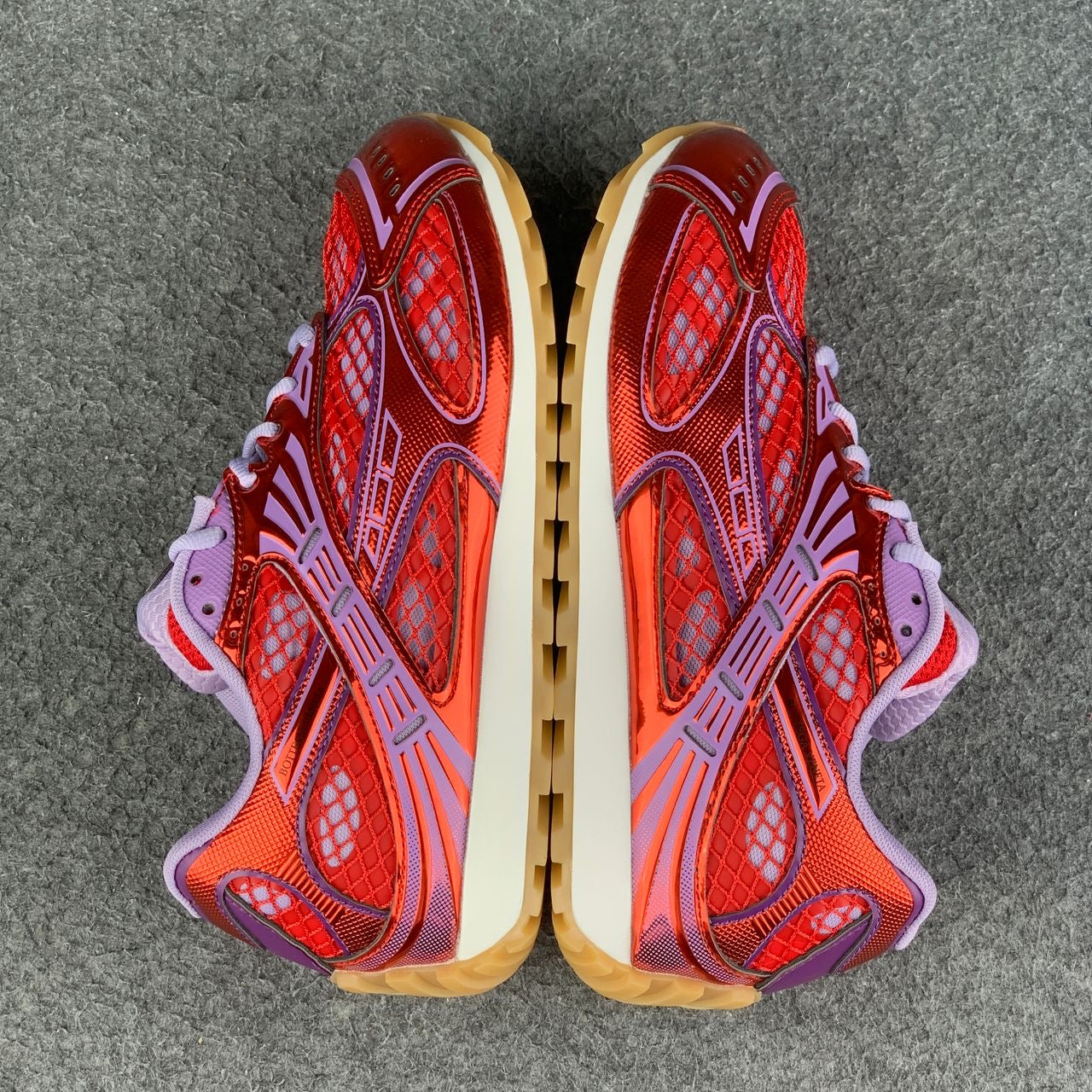 Bottega Veneta Orbit Sneaker 'Metallic Red & Wisteria'