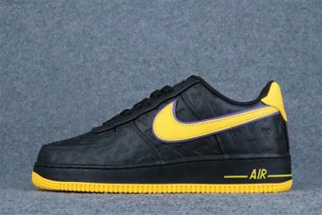 Kobe Bryant x Air Force 1 Low 'Lakers Away' Numbered