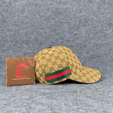 Gucci Original GG Canvas Baseball Hat with Web 'Beige/Brown'