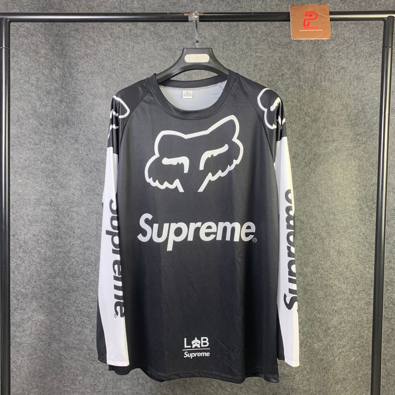 Supreme x Fox Racing Moto Jersey Top 'Black'